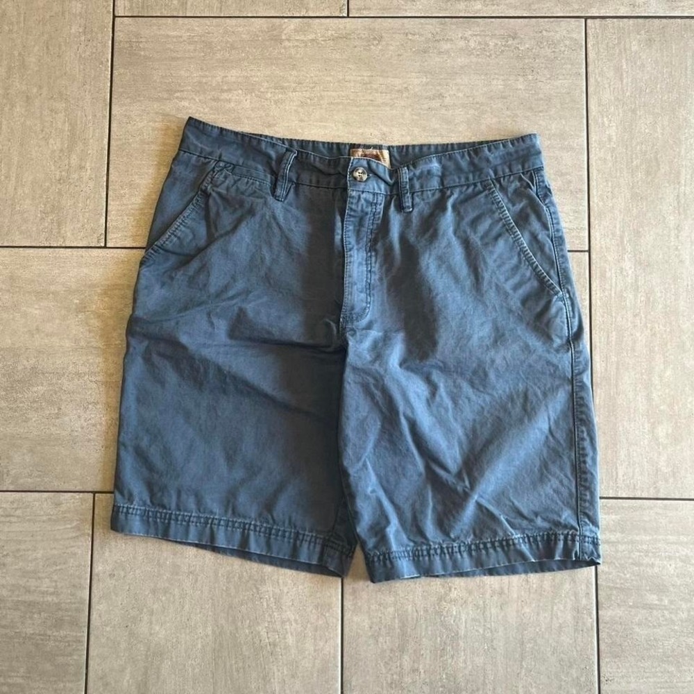 Boston Traders Luxury Vintage Mens Blue Chino Shorts Size 36